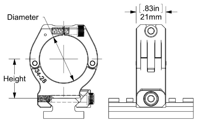 M10 Scope Rings American Rifle Company